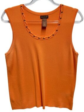 Rayon Silky Liquid Knit Sweater Vest Tank Top